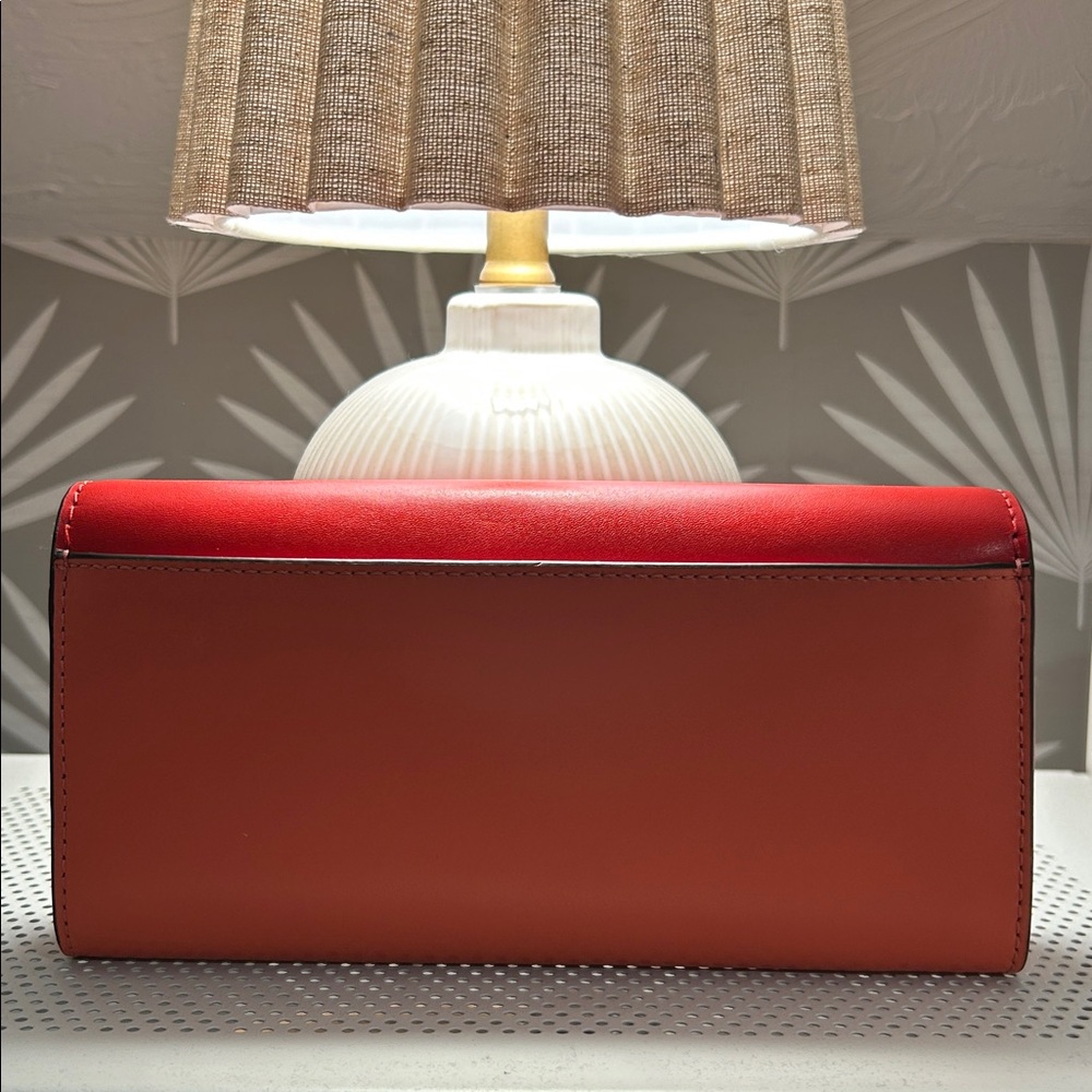 Michael Kors Red and Coral Wallet - Picture 2 of 7